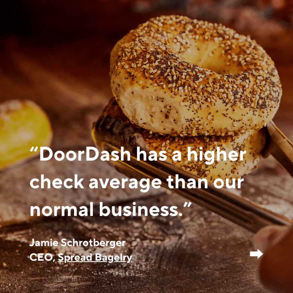 How Spread Bagelry wins incremental sales with DoorDash