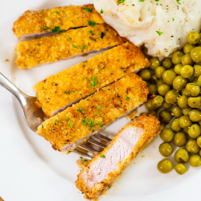 Air Fryer Breaded Pork Chops