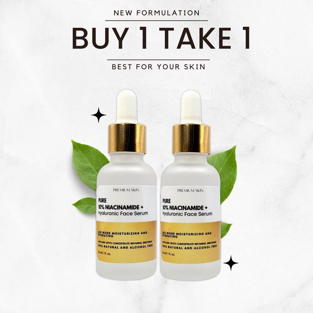 Buy 1 Take 1 Premium Skin 10% Niacinamide + Hyaluronic Face Serum