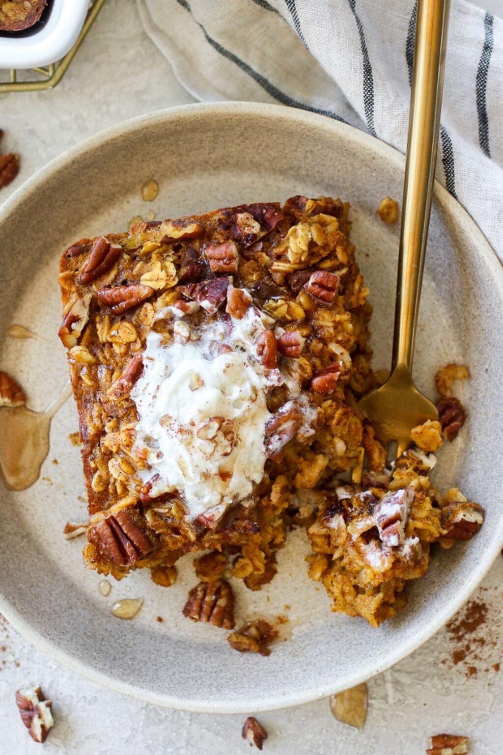 Pumpkin Baked Oatmeal (Reel)