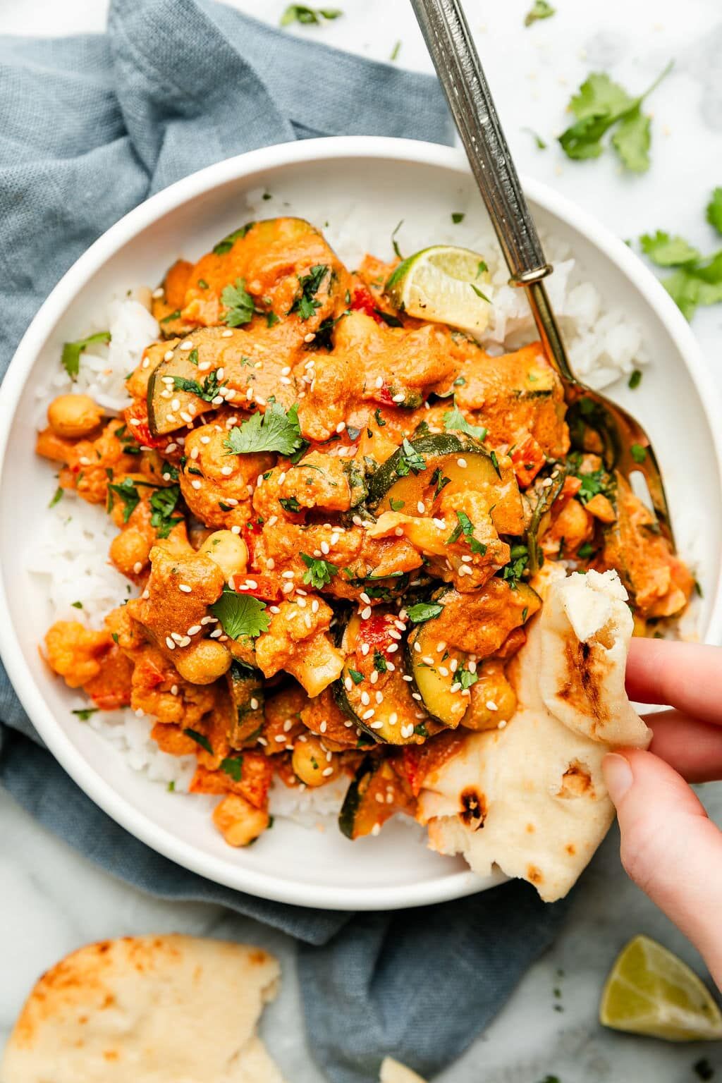 Vegetarian Tikka Masala (One-Skillet Recipe) - The Real Food Dietitians