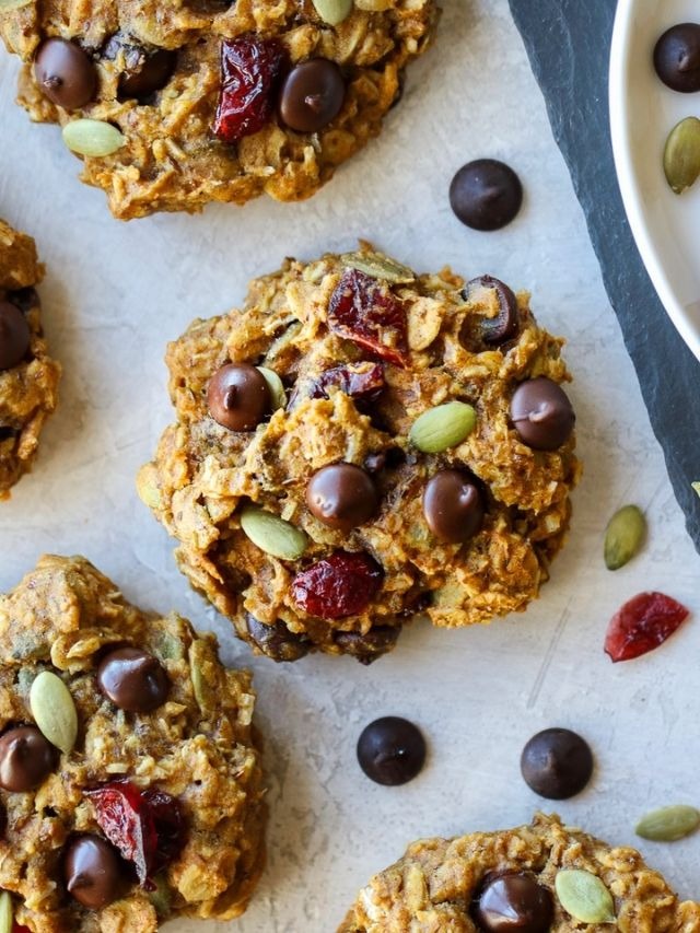 Pumpkin Breakfast Cookies
