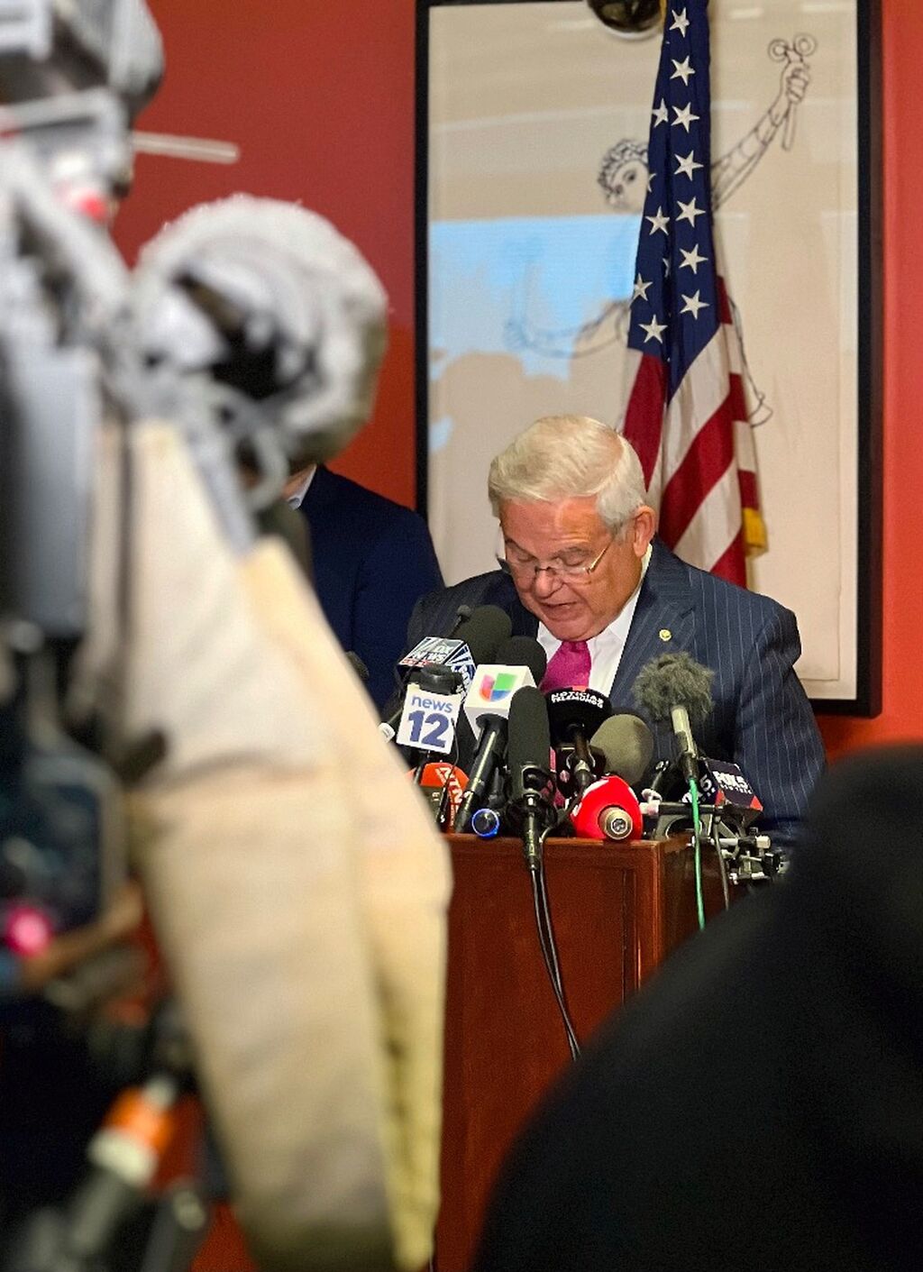 Senator Bob Menendez Speaks In Union City On Fighting His &lsquo;Biggest Fight Yet&rsquo;