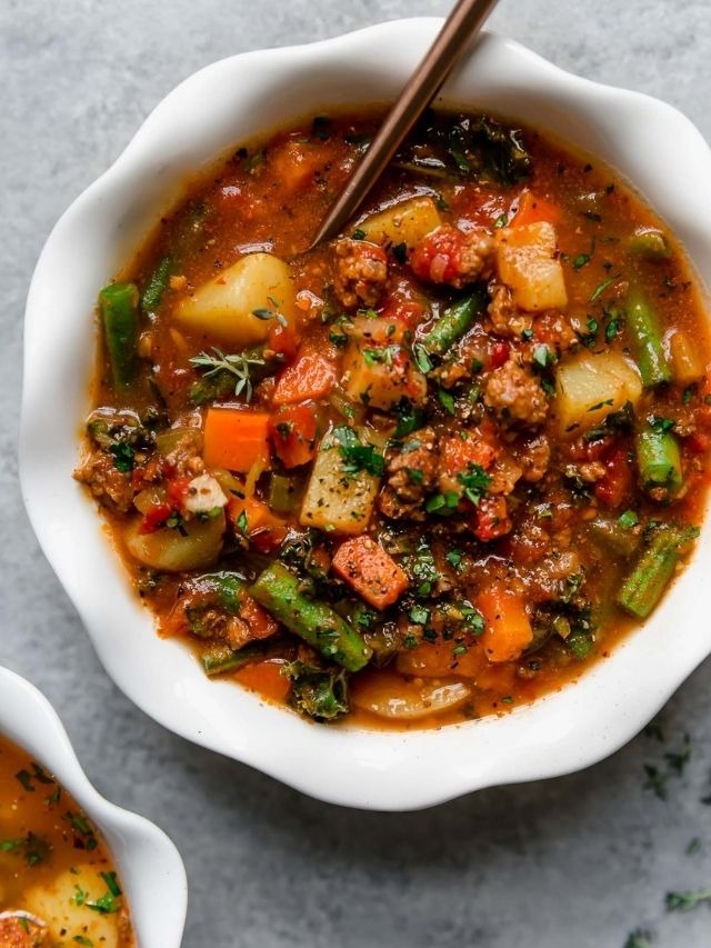 Crock Pot Hamburger Soup (thursday reel)