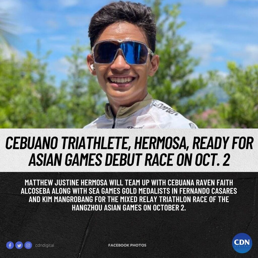 Cebuano triathlete, Hermosa, ready for Asian Games debut race on Oct. 2