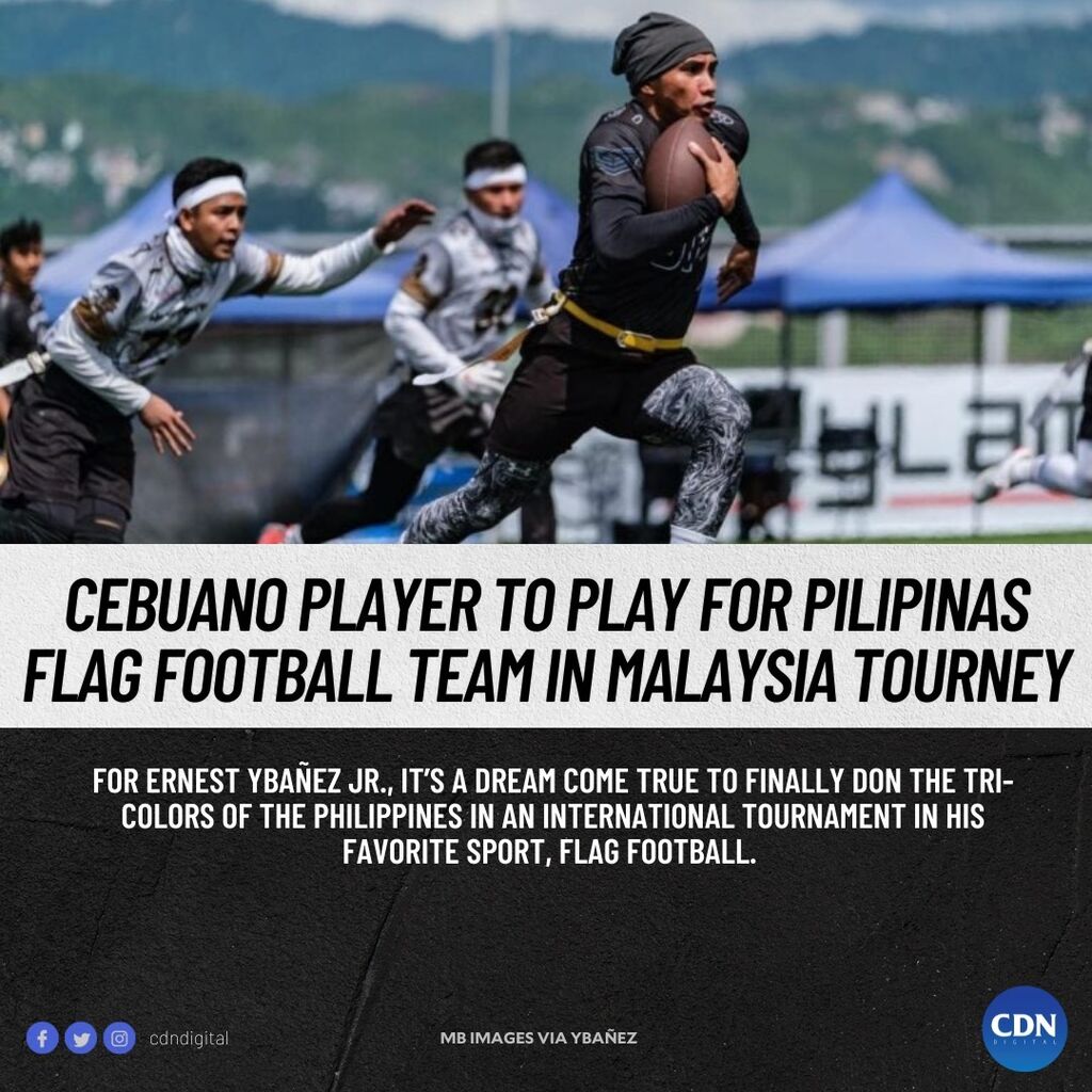 Cebuano player to play for Pilipinas Flag Football team in Malaysia tourney