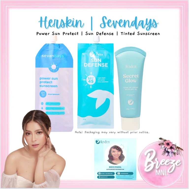 Herskin Sevendays Power Sun Protect Herskin Sun Defense or Tinted Sunscreen 