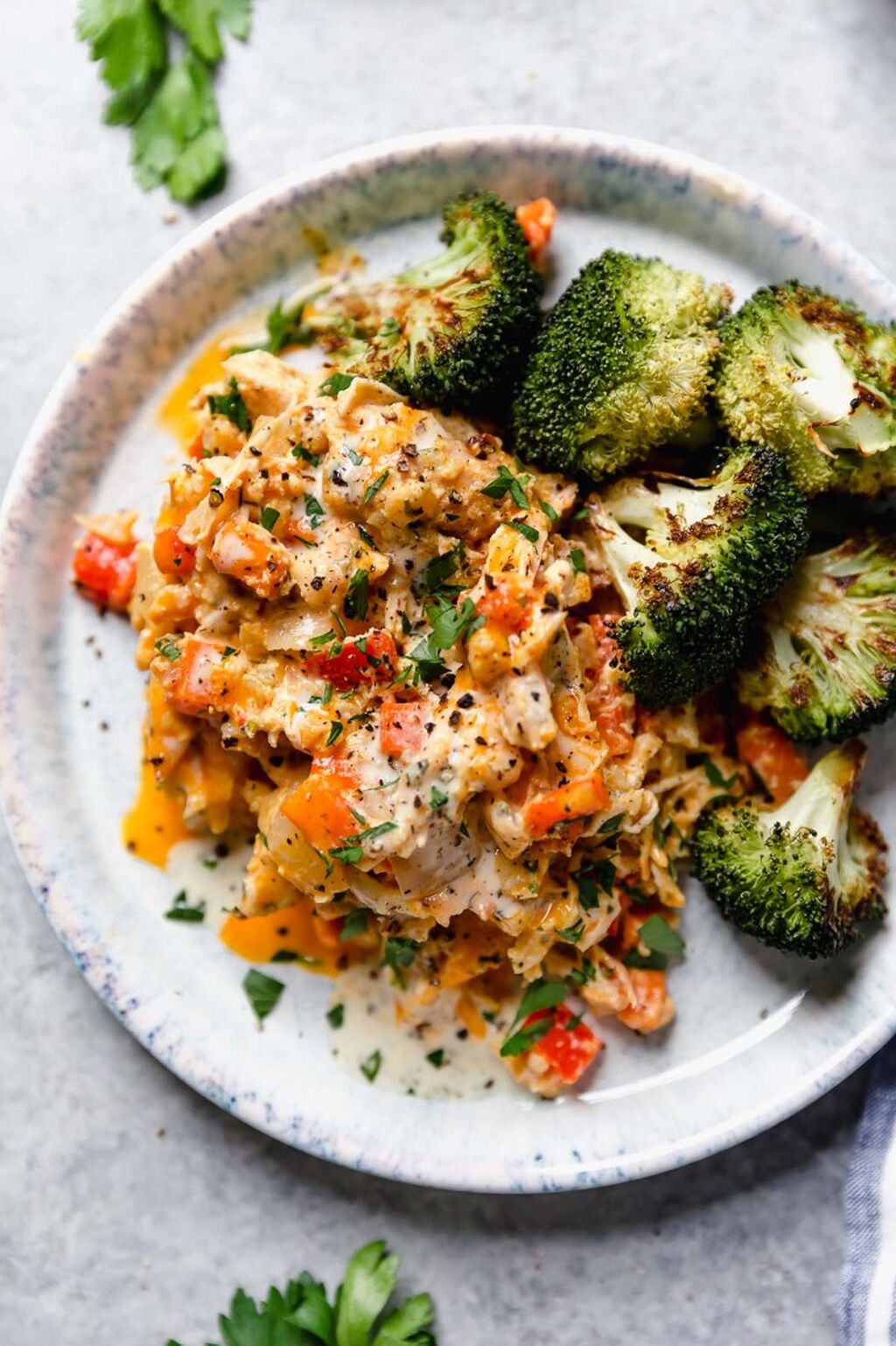 Creamy Buffalo Chicken Casserole (Sunday Reel)