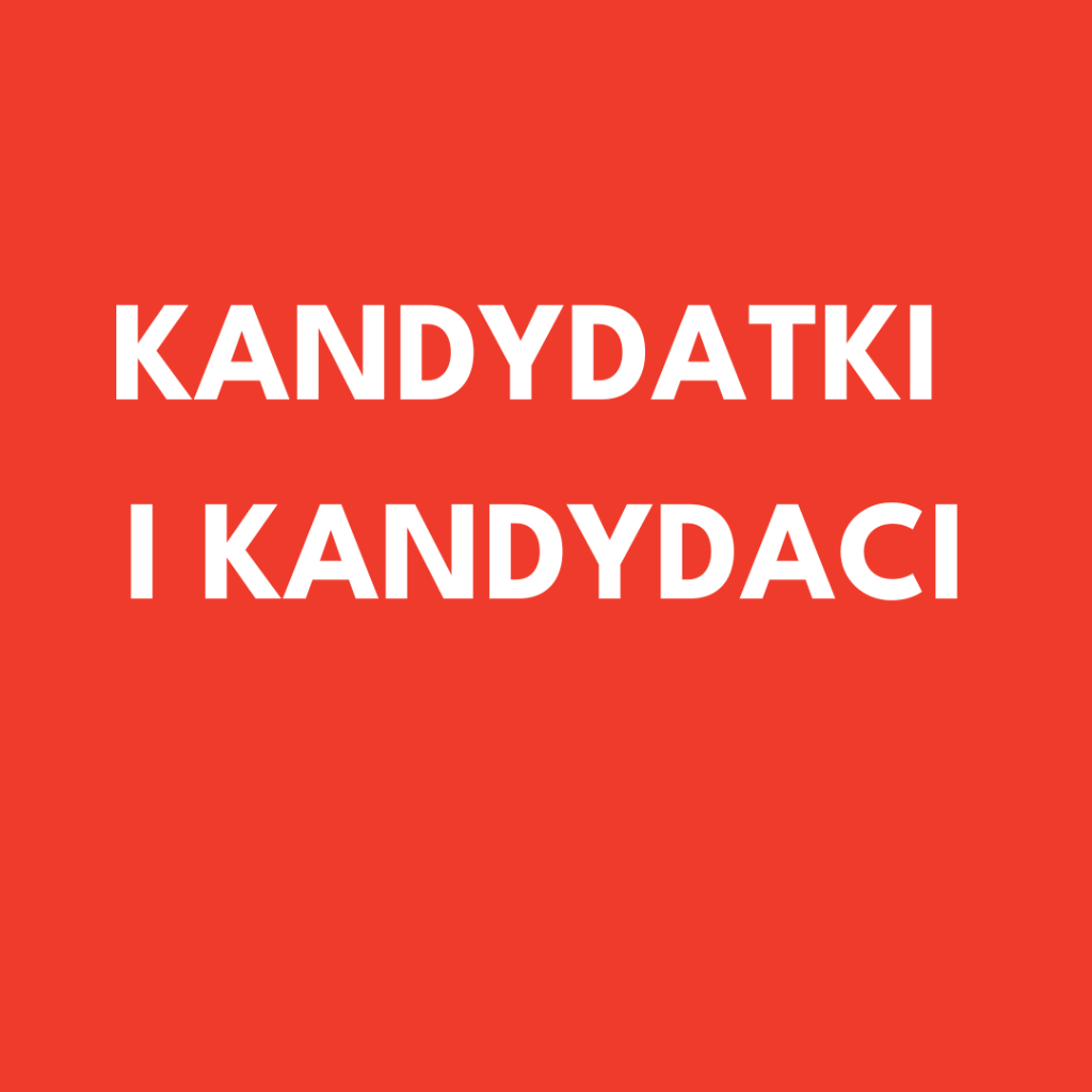 Lista kandydatek i kandydat&oacute;w do Sejmu