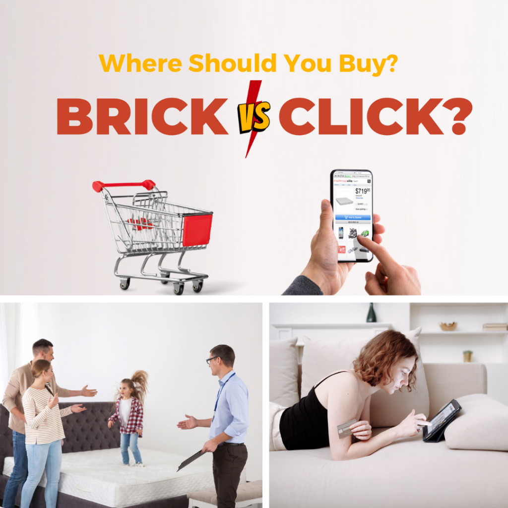 Click or Brick? Buying a Mattress Online vs In-store