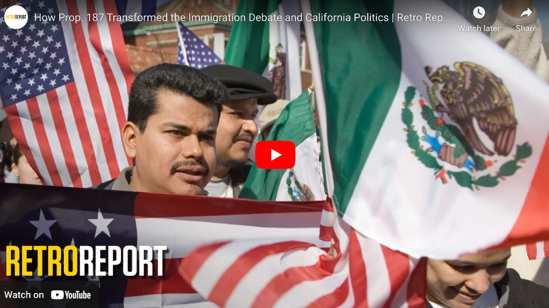 Immigration in the 1990s: Proposition 187