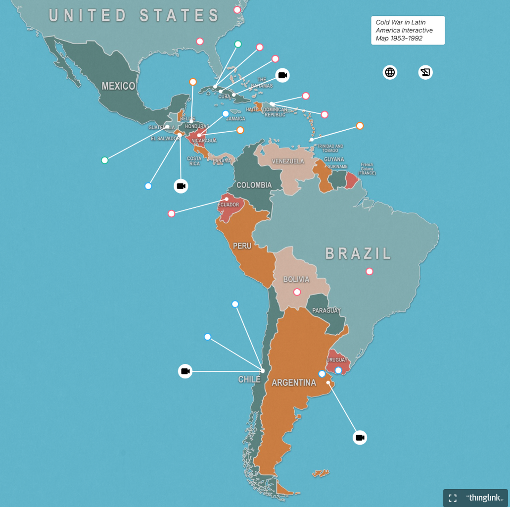 Interactive Map: Understanding the Cold War in Latin America