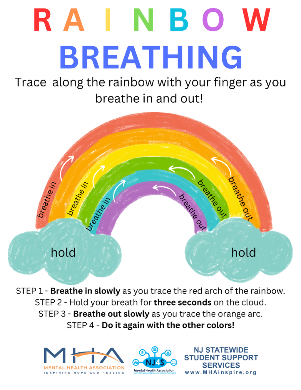 Rainbow Breathing - Handout Resource