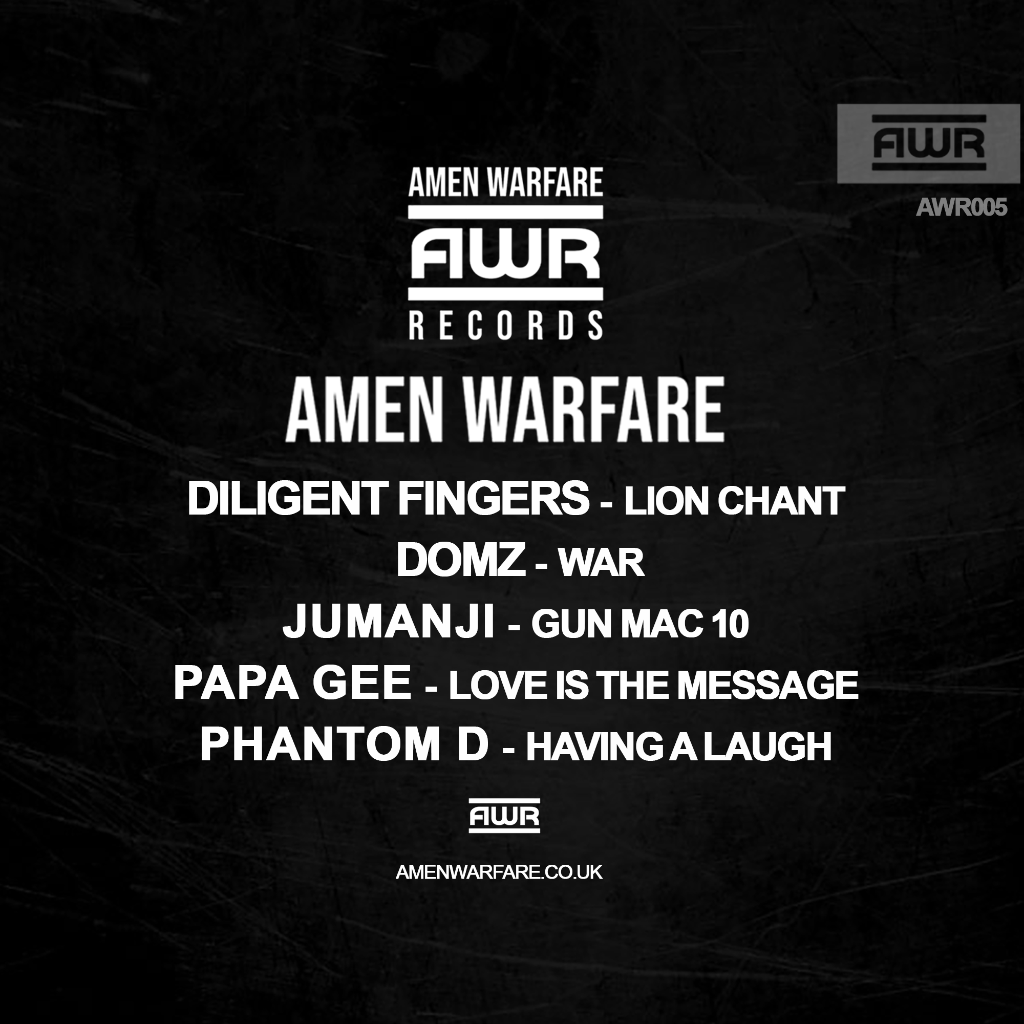Diligent Fingers - Lion Chant - Out Now Amen Warfare Records