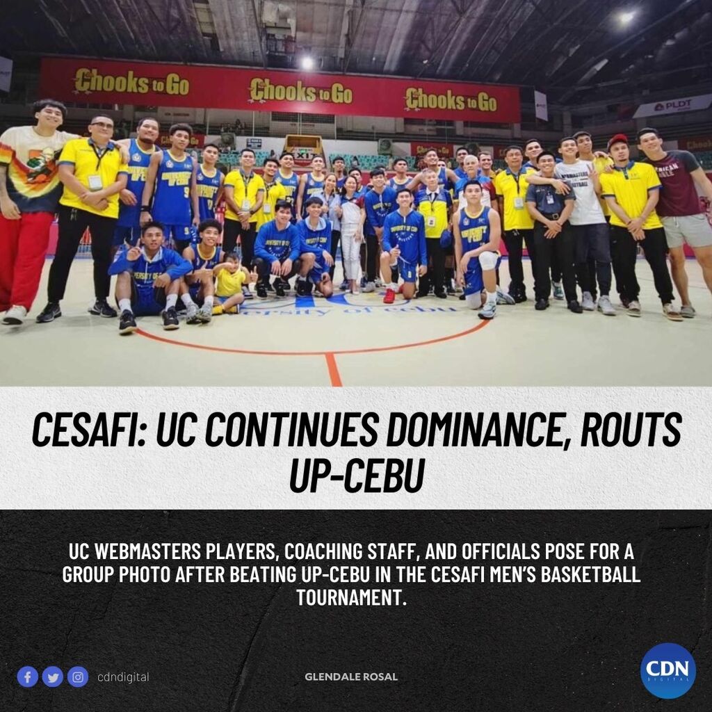 Cesafi: UC continues dominance, routs UP-Cebu
