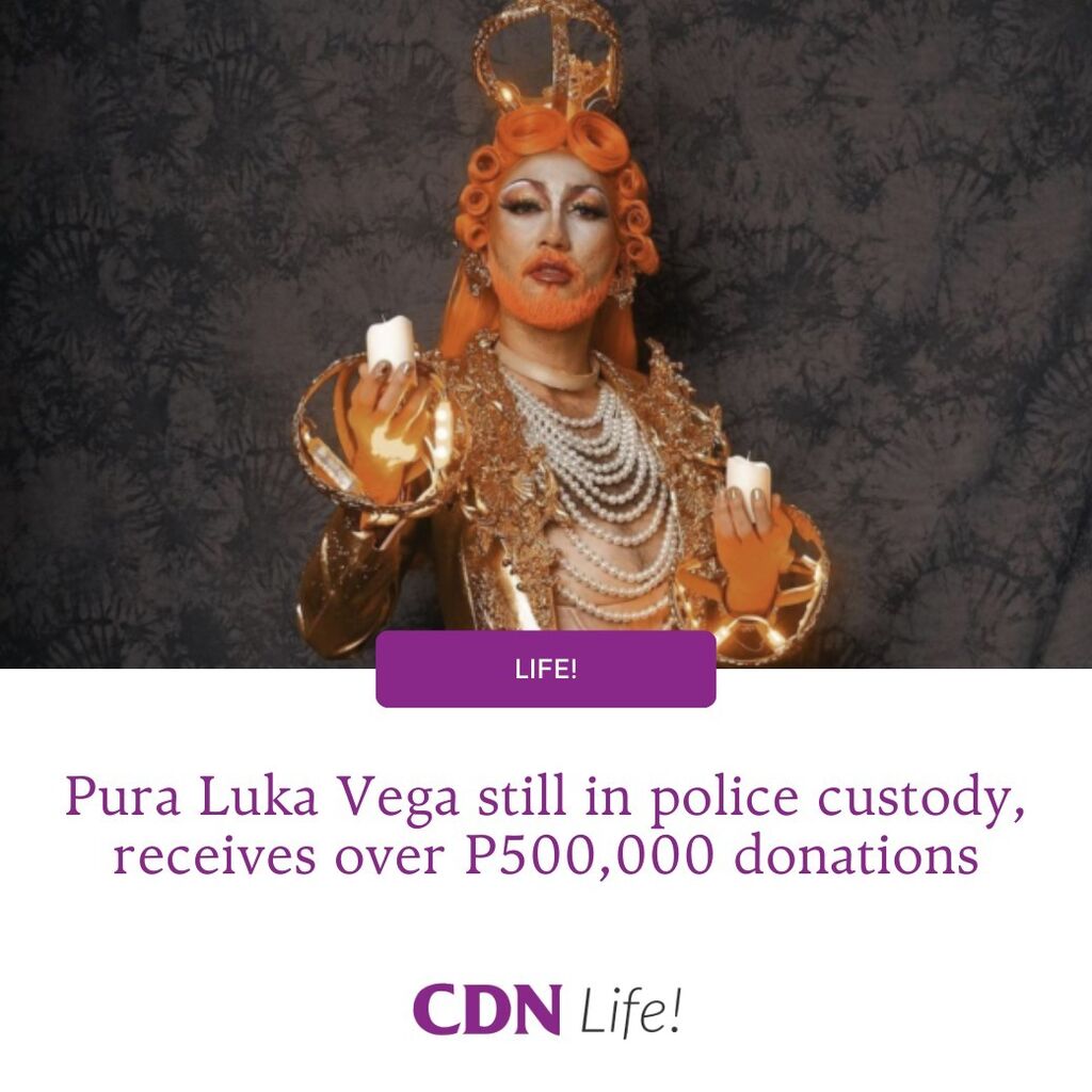 Pura Luka Vega still in police custody, receives over P500,000 donations