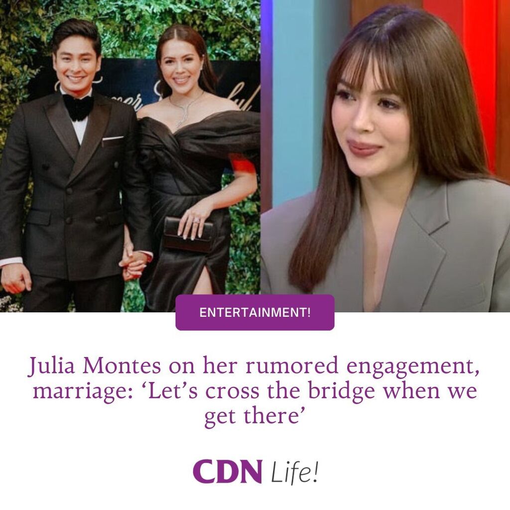Julia Montes on her rumored engagement, marriage: &lsquo;Let&rsquo;s cross the bridge when we get there&rsquo;