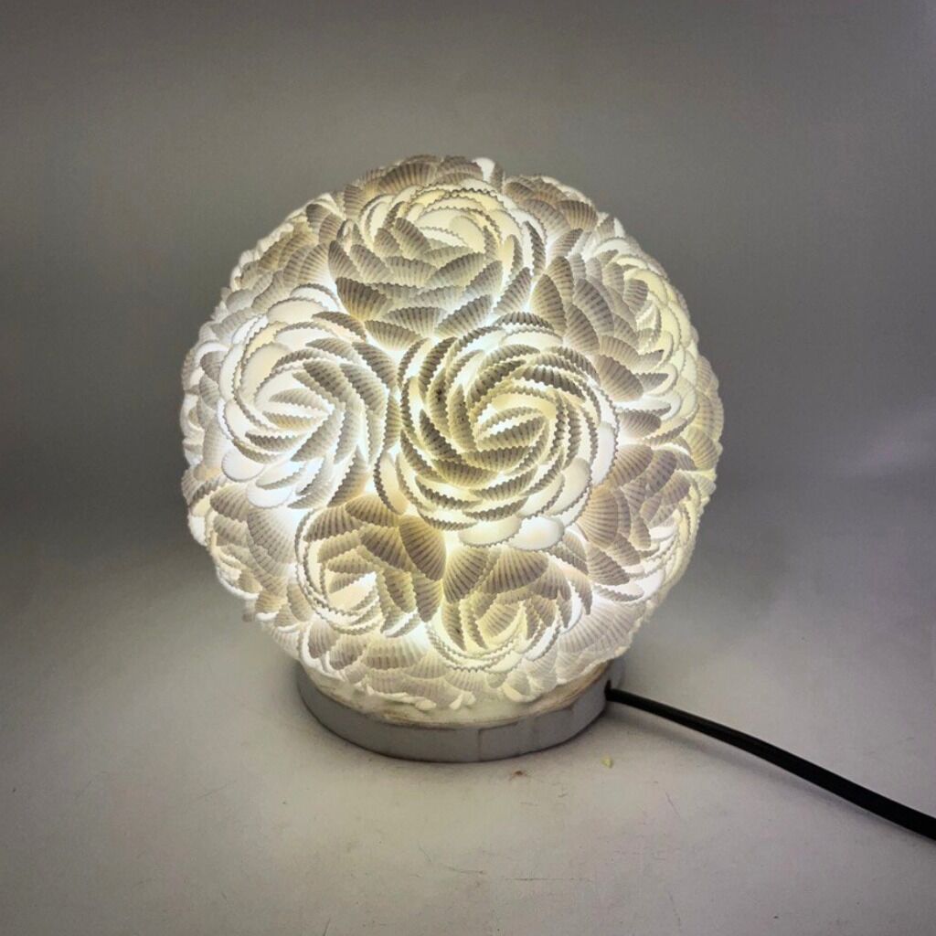 Boho Sea Shell Lamp