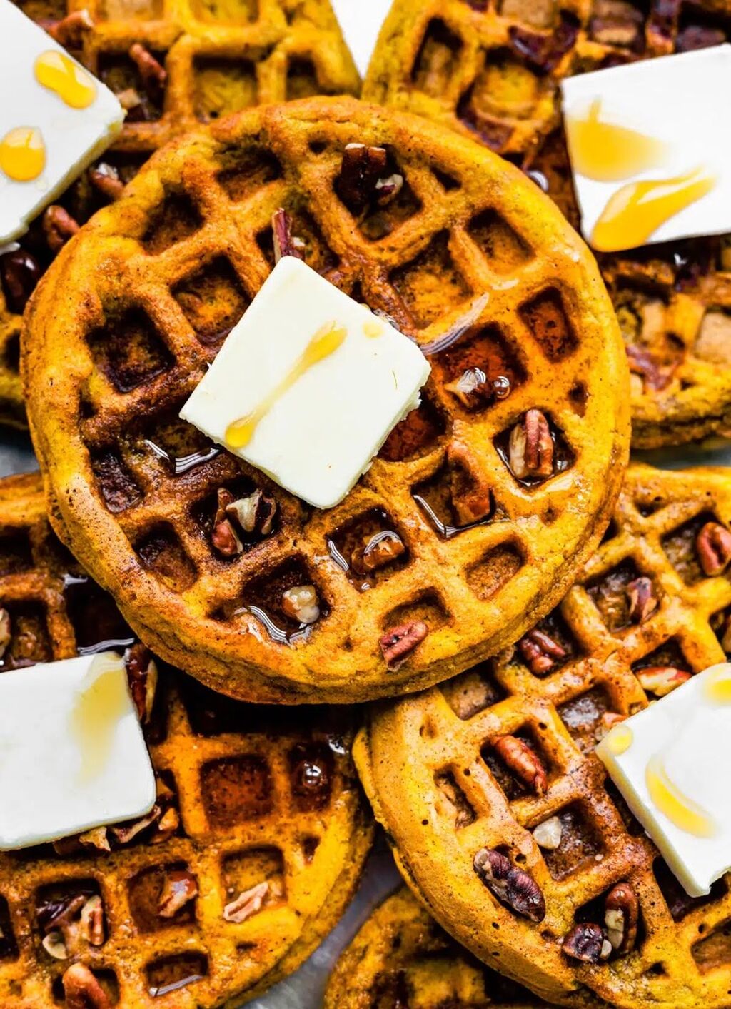 Gluten free pumpkin waffles 