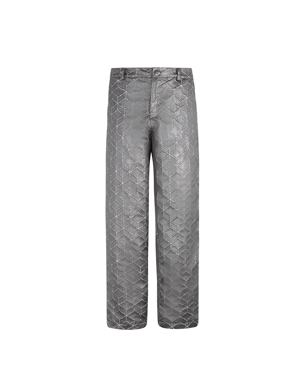 Silver Flam&eacute; Pants