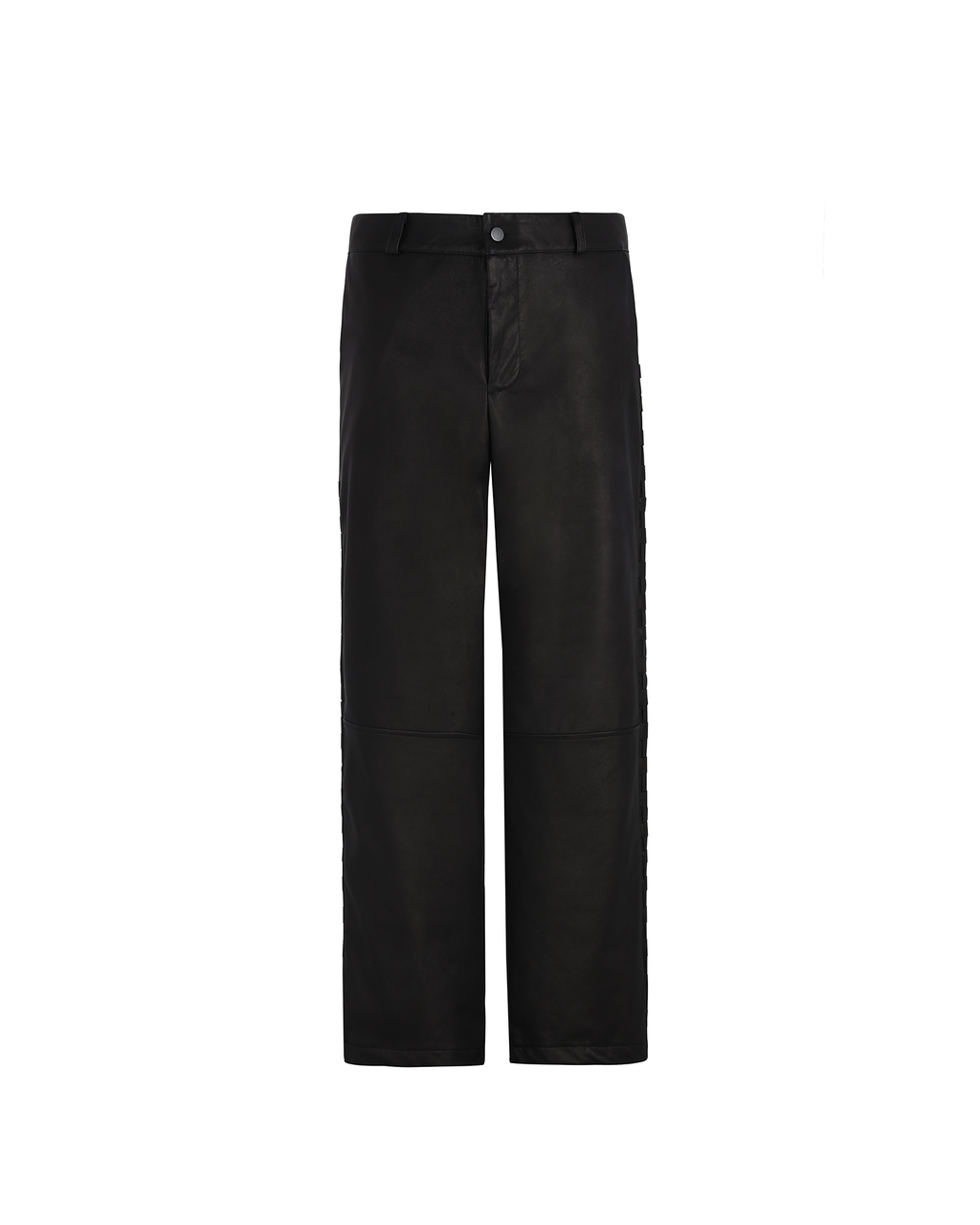 Basket Weave Leather Pants