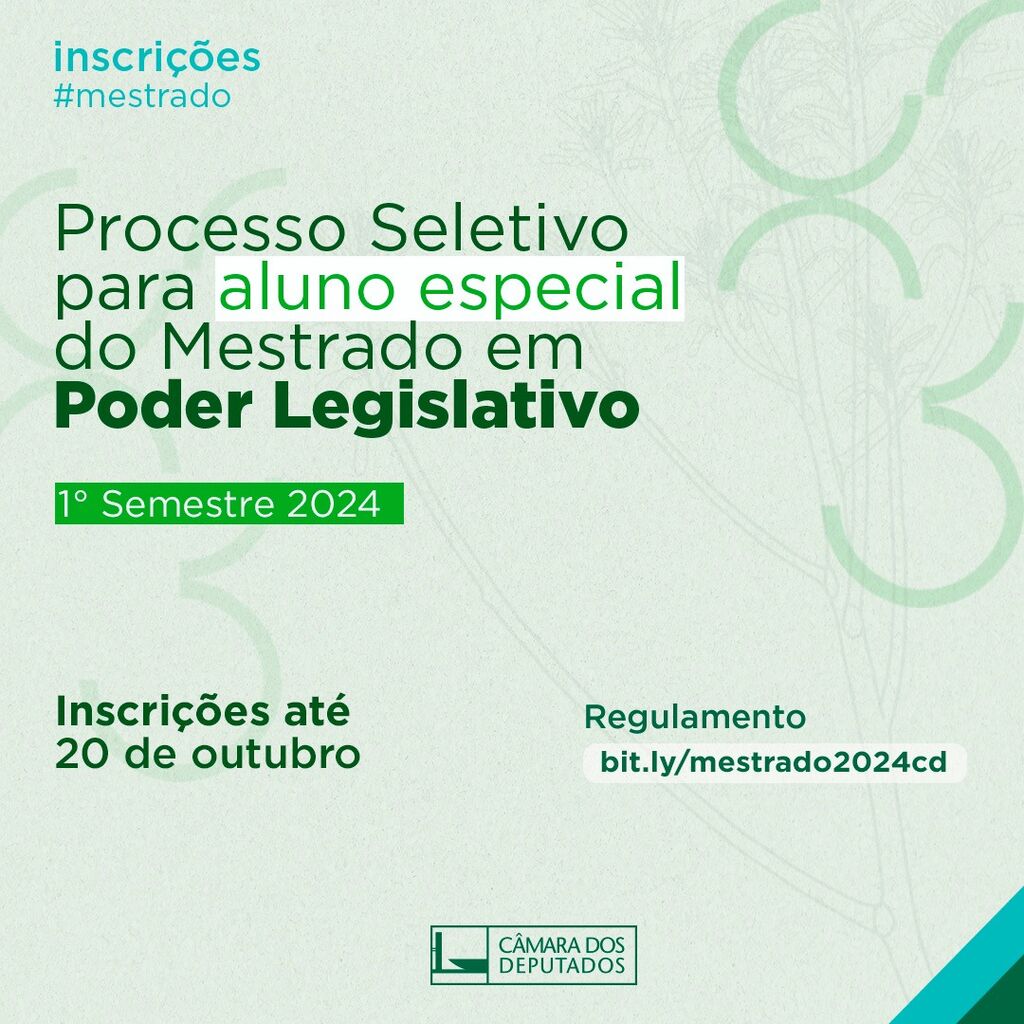 Processo seletivo para alunos especiais