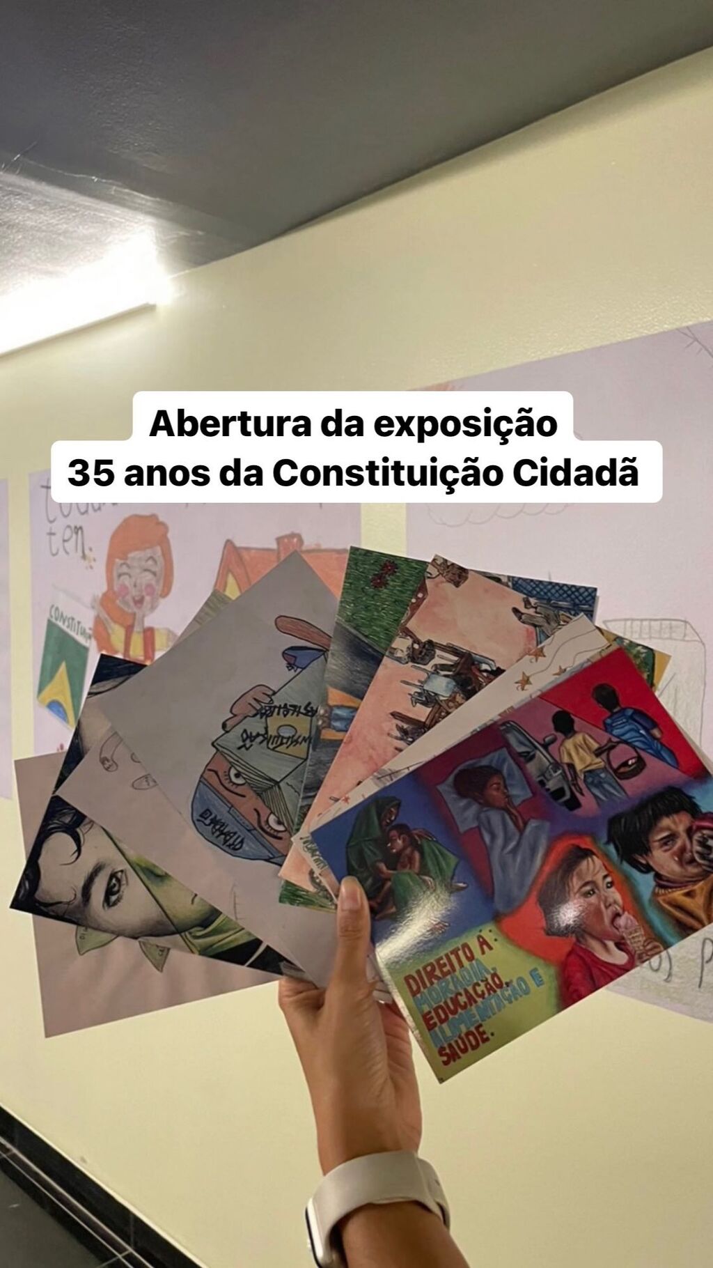 Exposi&ccedil;&atilde;o "35 anos da Constitui&ccedil;&atilde;o Federal"