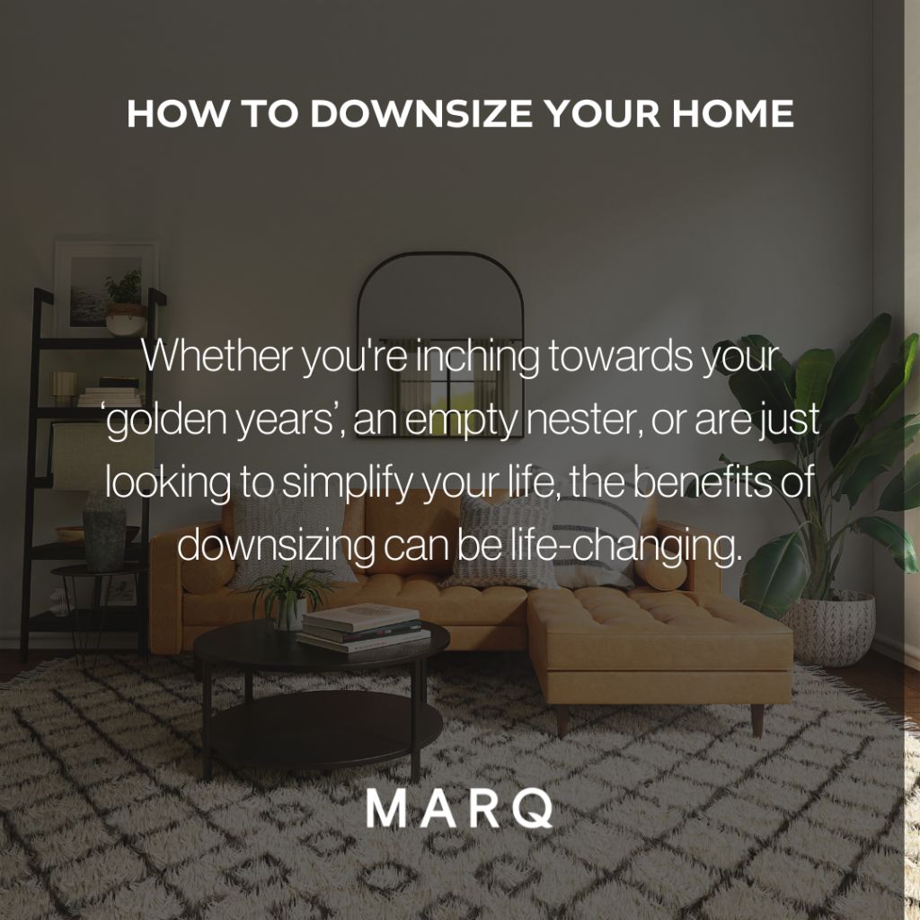 How to downsize your home