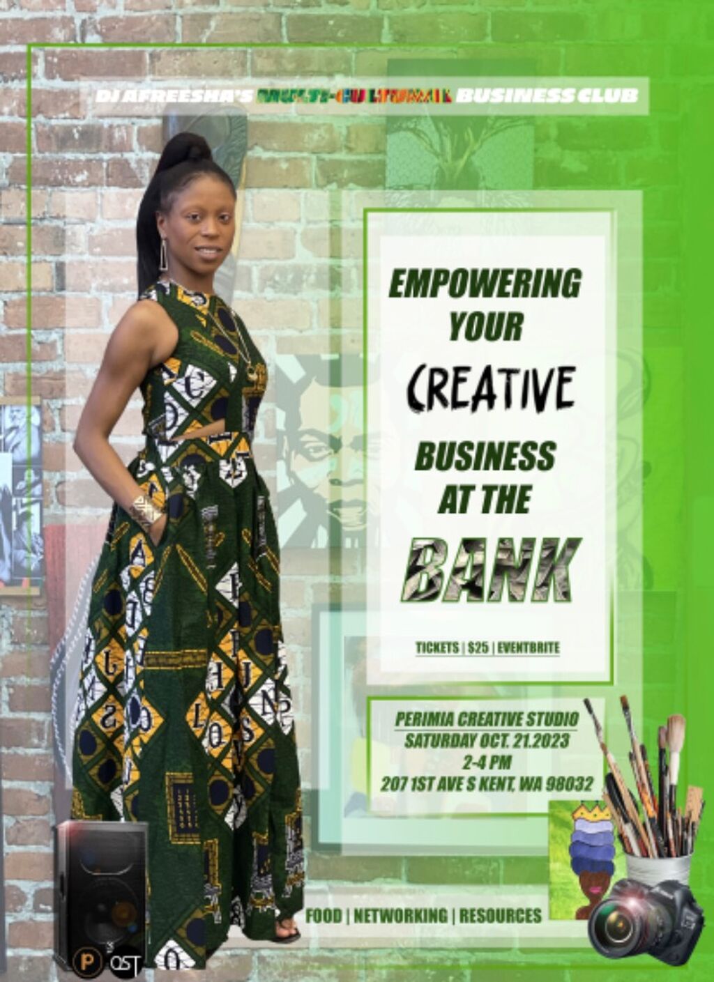 💼 EVENT 10.21.23 EMPOWERING YOUR CREATIVE BUSINESS AT THE BANK 💵🎨 
