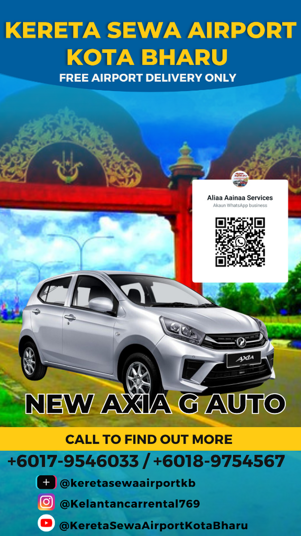 New Axia G auto 