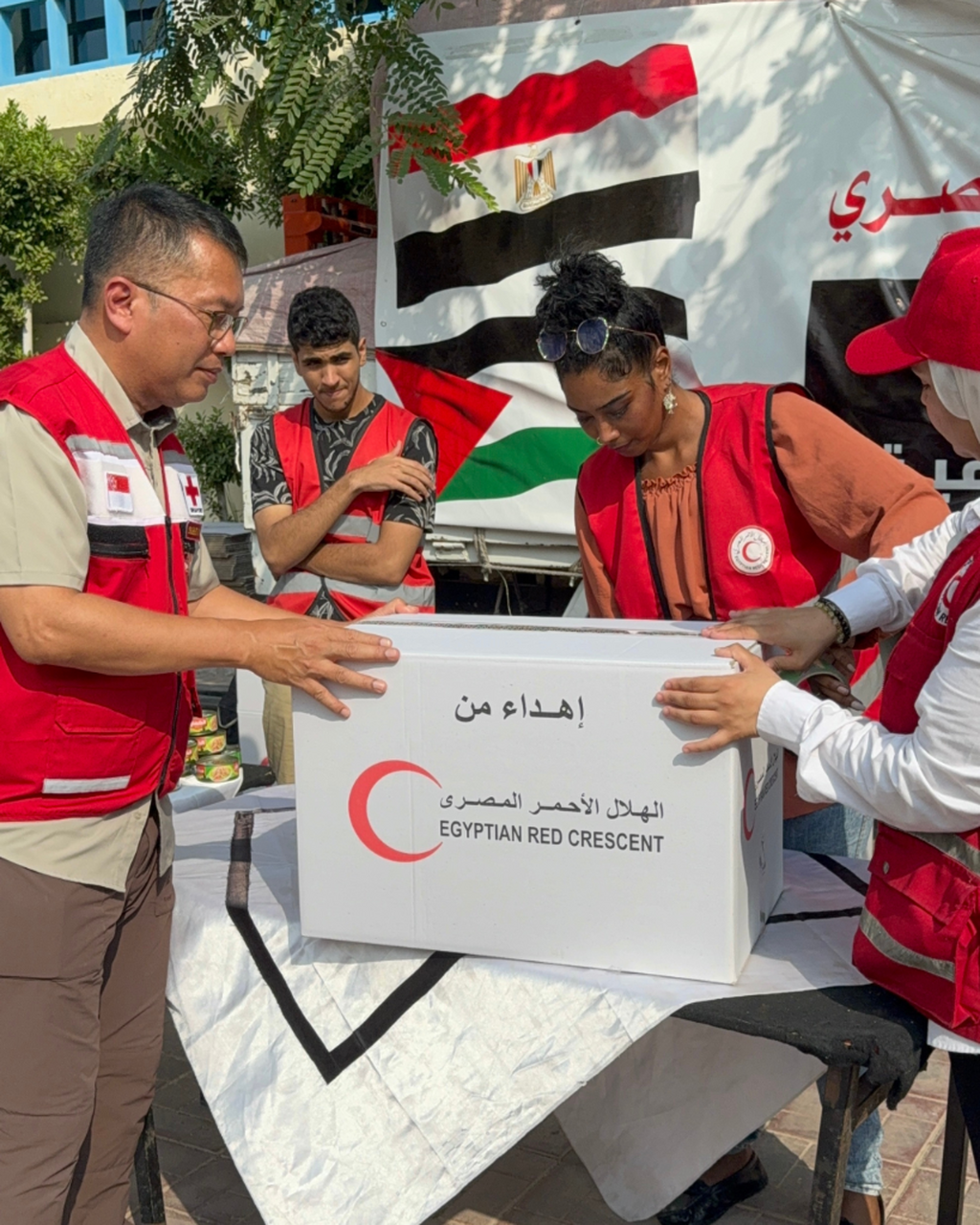 🤝 Singapore Red Cross Supports Relief Efforts for Affected Communities in Gaza