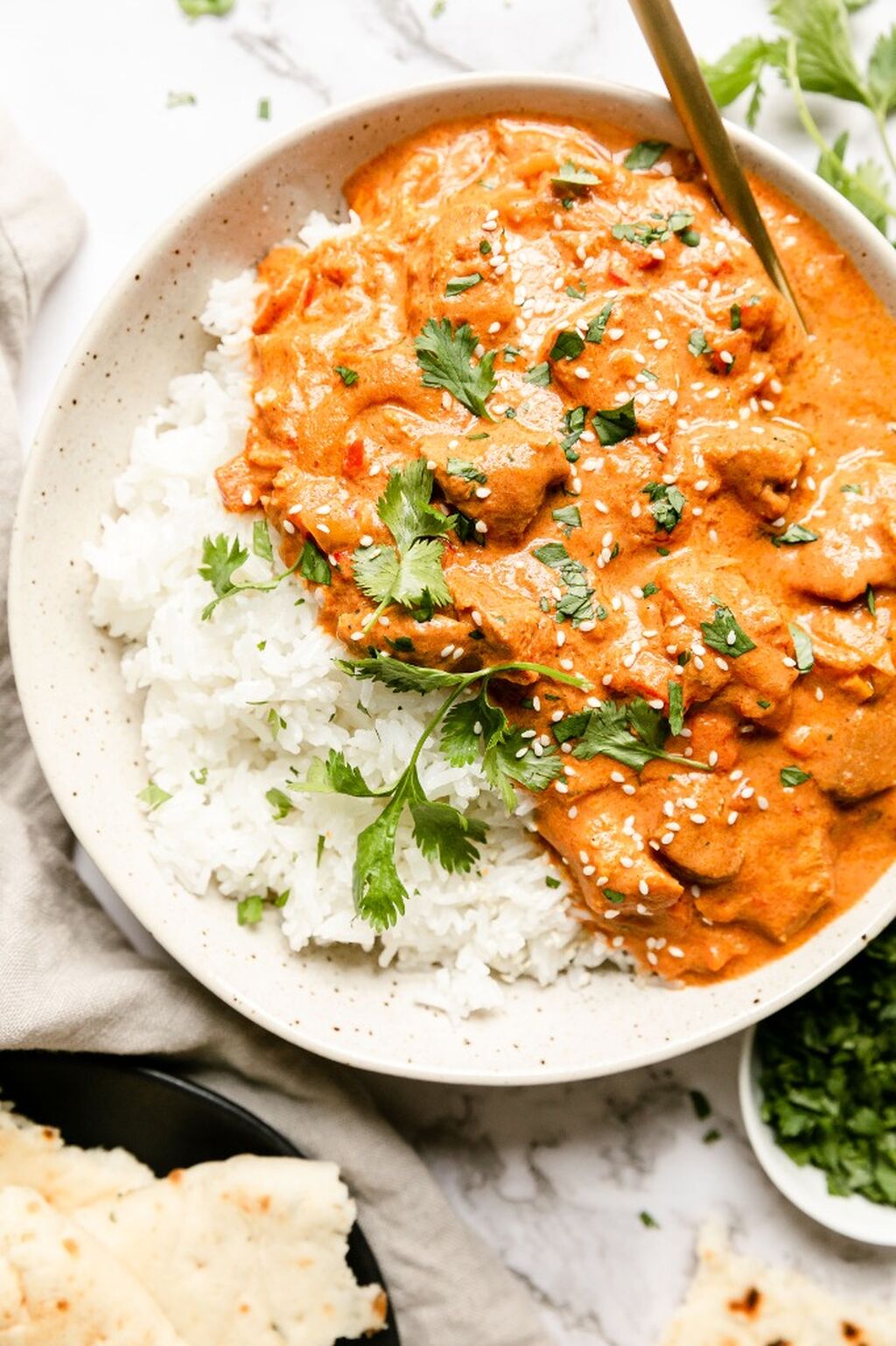 Crockpot Butter Chicken (high-protein lunch)