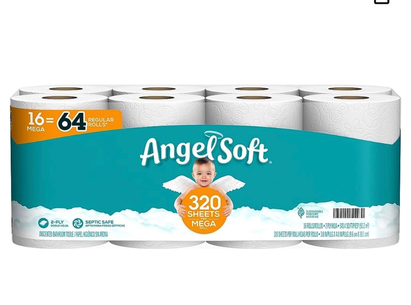 Angel soft 16 pack add qty 2 (extra $5 comes off at checkout) 