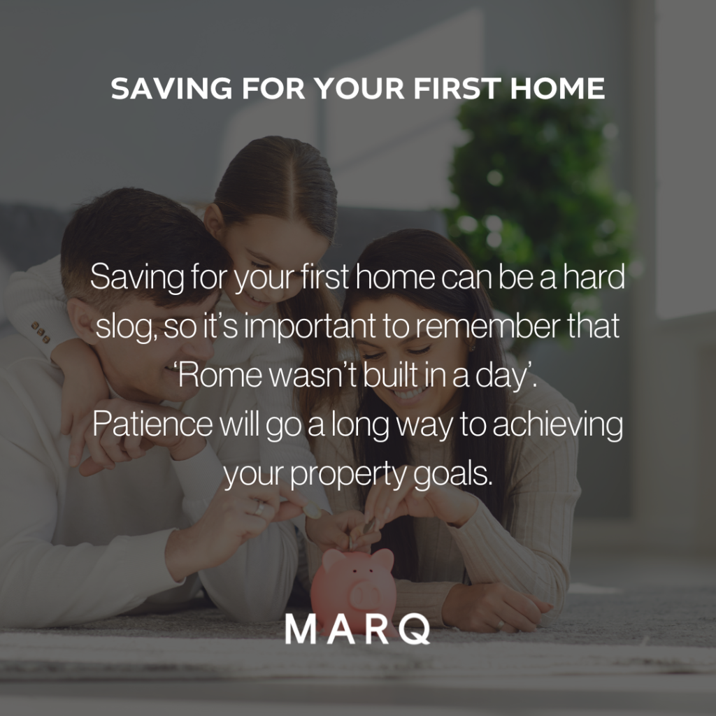 Saving for your first home