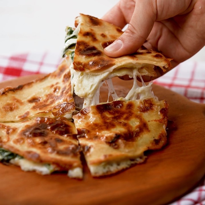 White Pizza Quesadillas