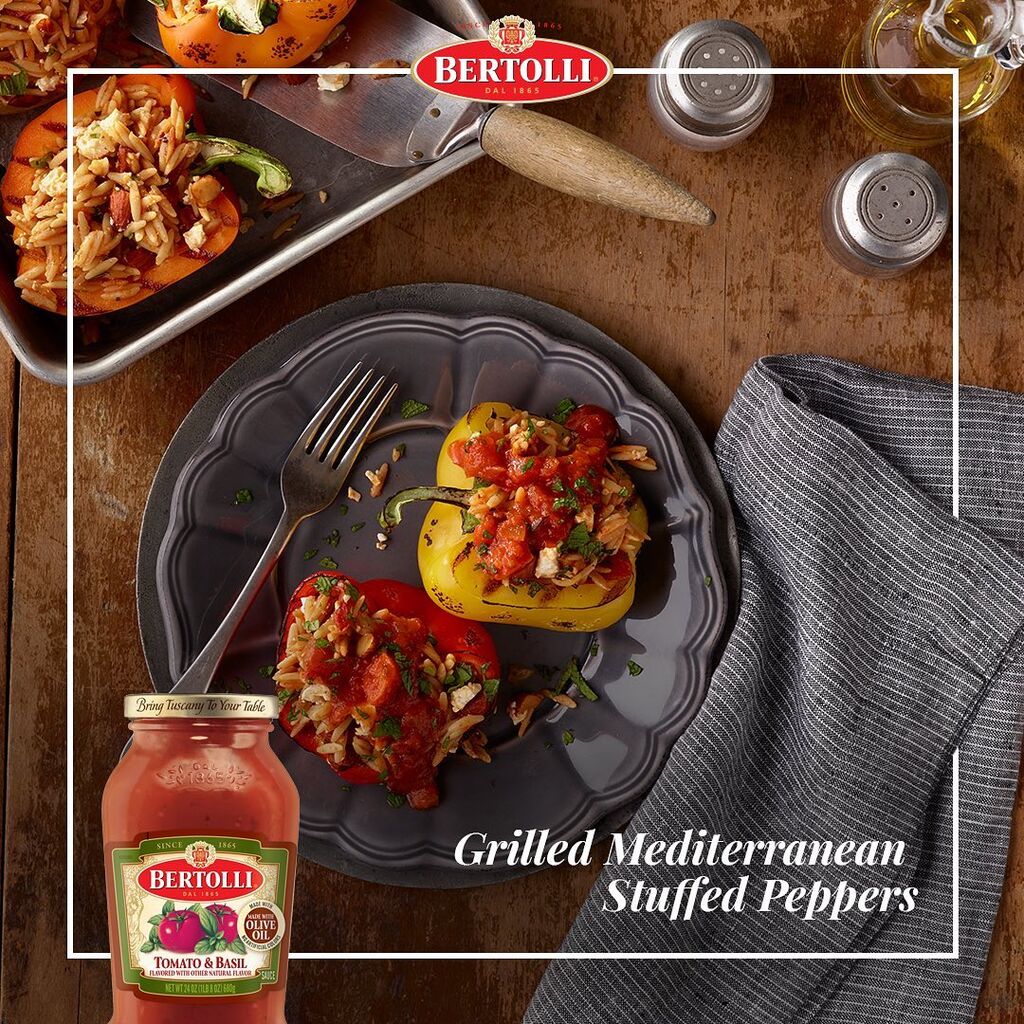 Grilled Mediterranean Stuffed Peppers