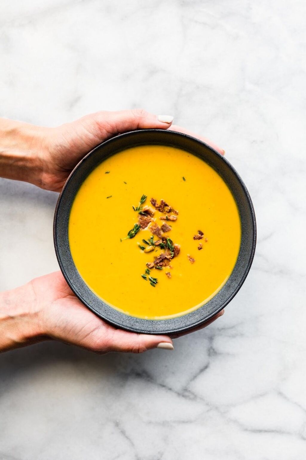 Vegan butternut squash soup