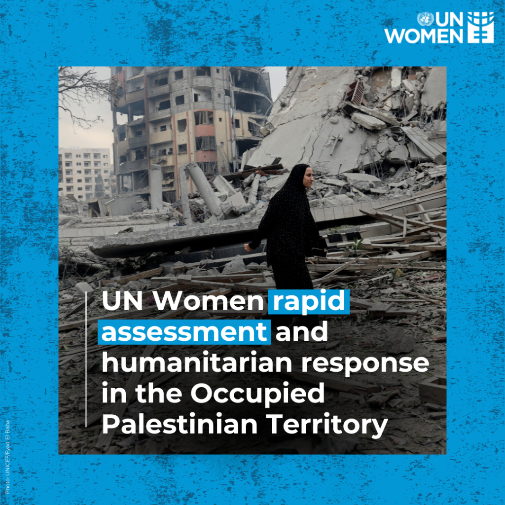 Rapid assessment and humanitarian response in the Occupied Palestinian Territory