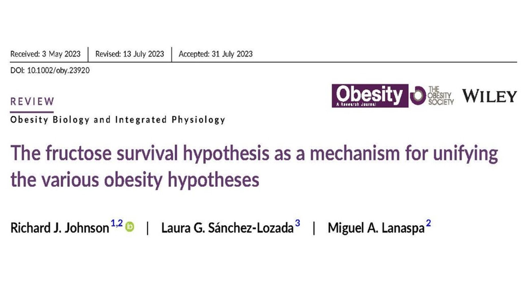 Unifying the Dietary Hypotheses on Obesity