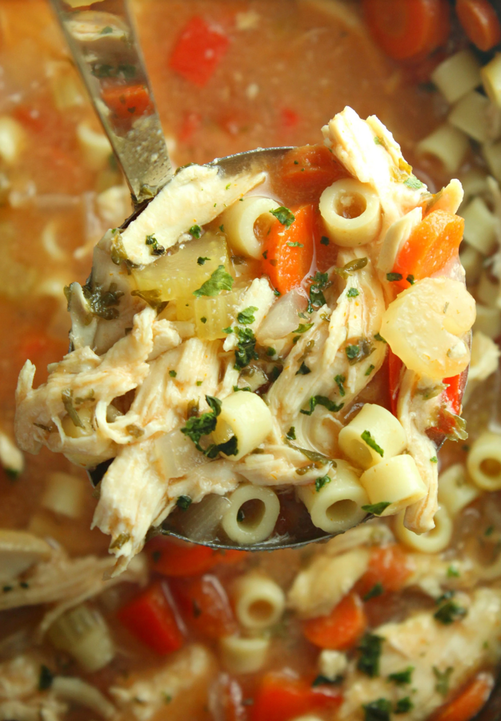 Slow Cooker Sicilian Chicken Soup