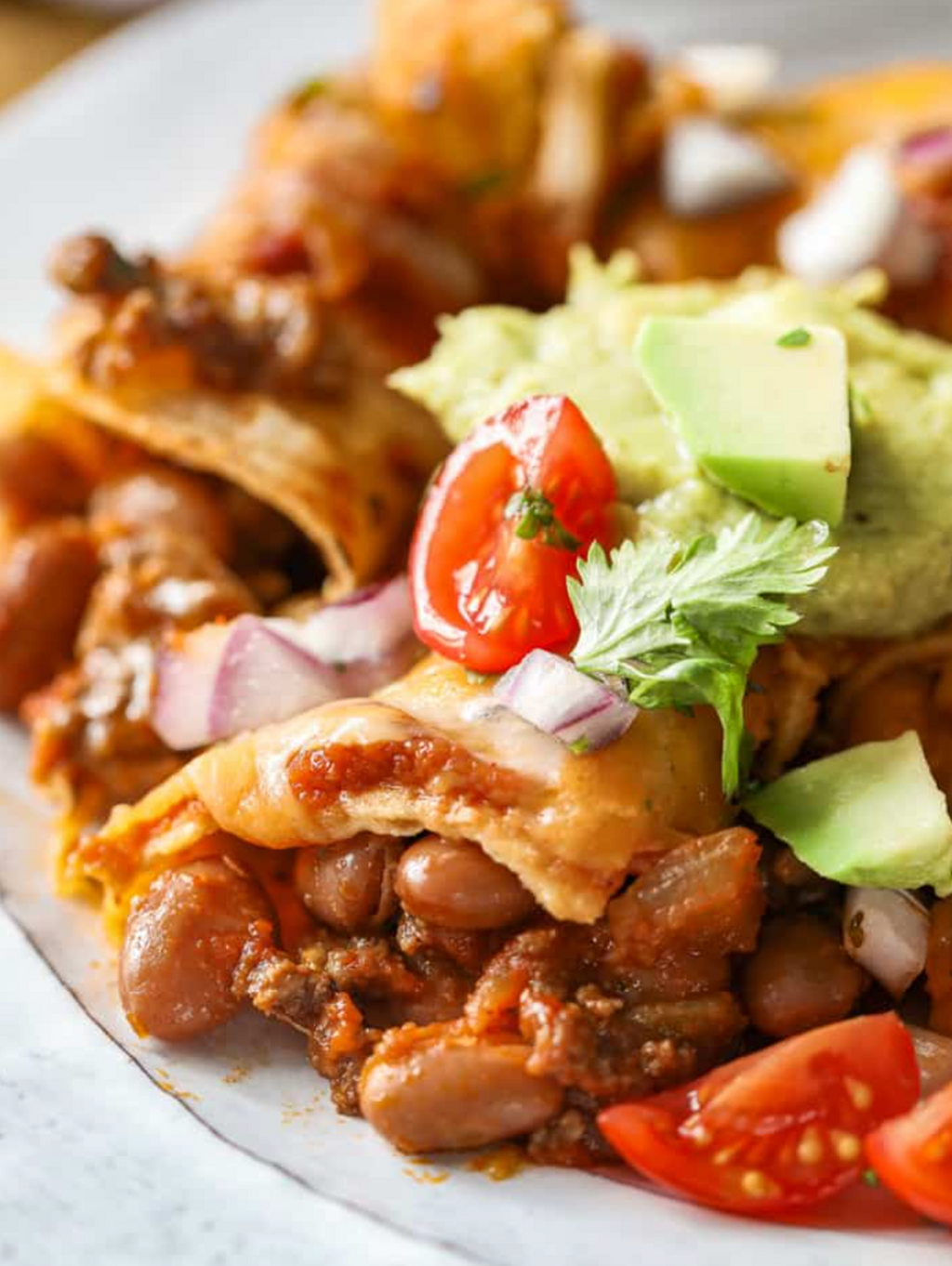 Ground Beef Enchiladas