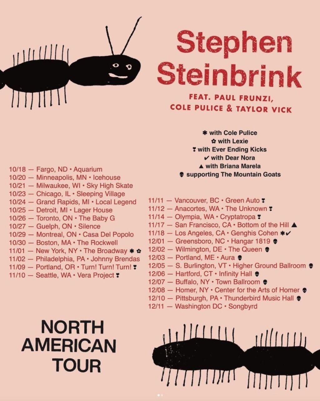 Get tickets for Stephen Steinbrink'S Tour!