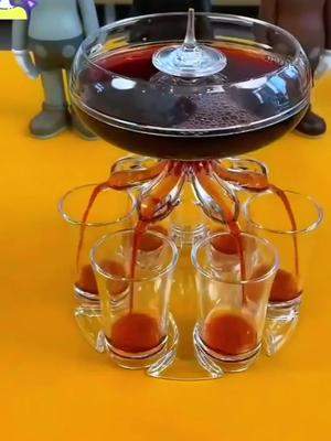 6 SHOT GLASS WINE DISPENSER 