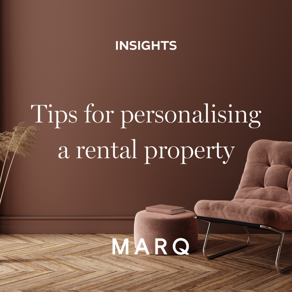 Tips for personalising a rental property