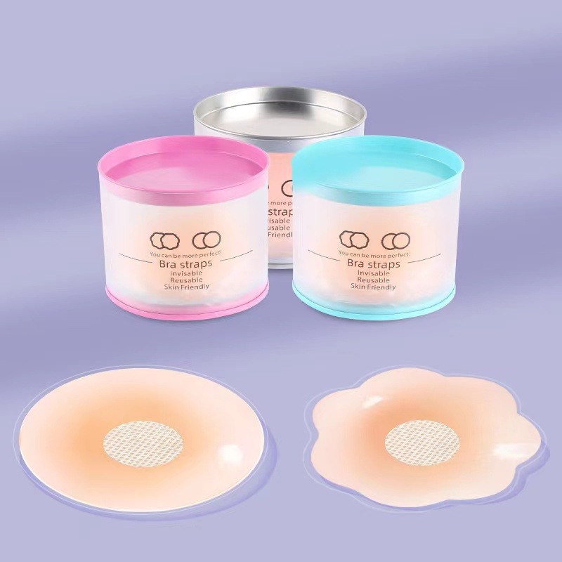 Reusable 1-6 Pairs Washable Nipple Tape Seamless Cover Stickers Invisible Bra