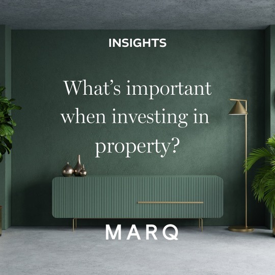 Important considerations when investing in property