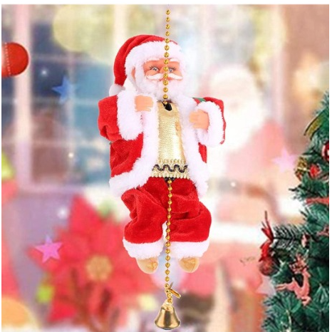 Electric climbing santa clause 