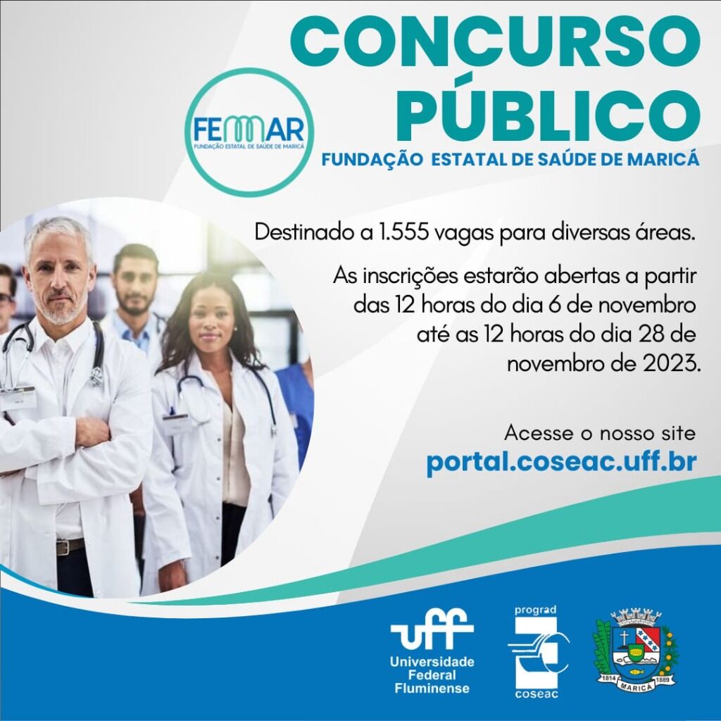 Concurso P&uacute;blico da FEMAR - Edital 1/2023