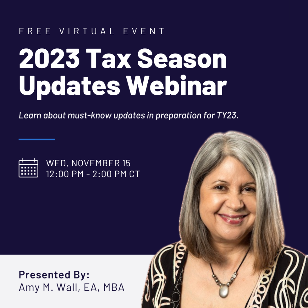 RSVP for 2023 Tax Updates Webinar