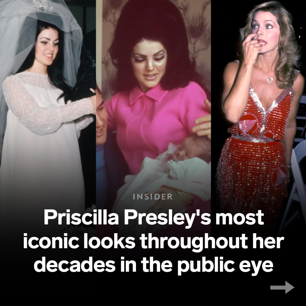 Priscilla Presley's most iconic looks throughout her decades in the public eye